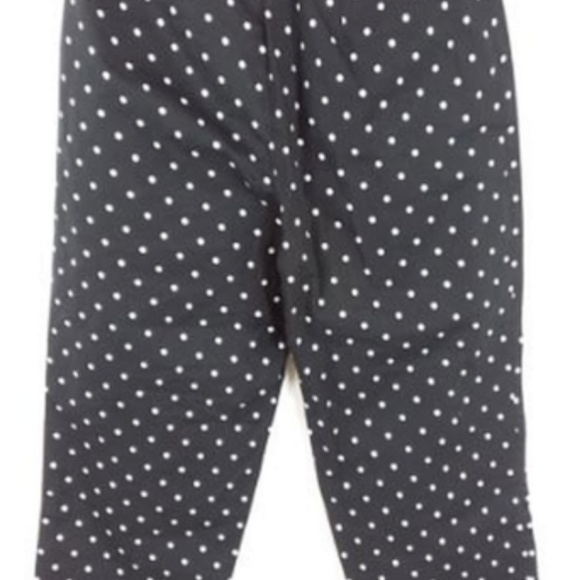 Harris Wallace Capri Pants Black Polka Dot -HH - Picture 5 of 5